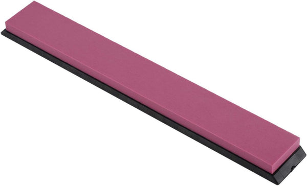 Knife Sharpening Stone - 3000# Whetstone Kitchen Knife Sharpener with Base Ruby