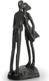 Iron Anniversary Couple Sculpture - Romantic Heart Statue for Home Decor, Gifts for Wife, Wedding Anniversary,
