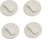 YICBOR 4pcs Shower Curtain Clips, ABS Material Windproof Splash Guard, Self Adhesive for Easy Installation