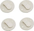 YICBOR 4pcs Shower Curtain Clips, ABS Material Windproof Splash Guard, Self Adhesive for Easy Installation