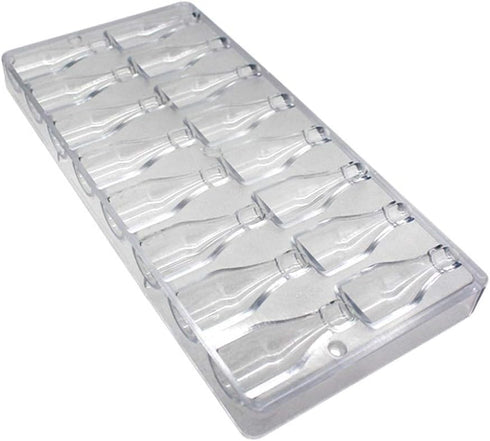 Goldbaking Poly-carbonate Chocolate Mold, Bottle Shaped Candy Mould, Hard PC Chocolate Molds