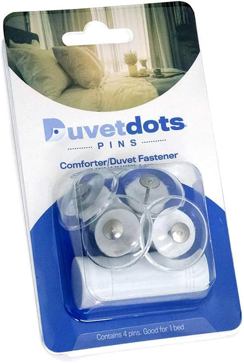 DuvetComforter Strong Magnetic Fasteners with Key, 1 Set or 4 for Duvet Cover Clips, Clear