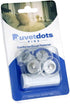 DuvetComforter Strong Magnetic Fasteners with Key, 1 Set or 4 for Duvet Cover Clips, Clear