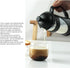 YUANBOO 20oz French Press Coffee Tea Maker, Thickened Borosilicate Glass with 3 Filter Screens, Stainless Steel