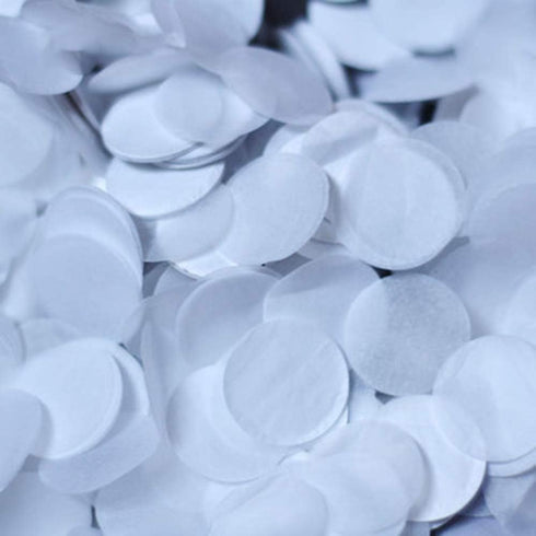 White Confetti Paper Circles - 1 inch for Table Wedding & Birthday Party Decoration, 5000 pcs