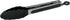 Winco 9" Heavy-Duty Stainless Steel Utility Tongs, Silicone Grips and Lock Clip