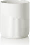 Ceramic Kitchen Utensil Holder, 7" Large Stable Crock, Cooking Organizer for Kitchen Counter, Dishwasher Safe, White