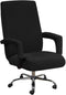 Stretch Office Chair Seat Covers with Armrest Sleeve, Jacquard Pattern High Back Slipcovers for Universal Chair