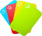 Small Flexible Plastic Cutting Board Mats, Set of 4 with Food Icons, Gripped Back, Dishwasher Safe