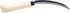 Zenport K202 Harvest Sickle/Berry Knife, Notched Handle, 6.5-Inch Curved Serrated Blade, Wood by Zenport