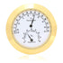 Guitar Violin Thermometer Hygrometer, Alloy Meter for Temperature and Humidity in Violin Guitar Case (Gold)