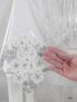 sancua Clear Plastic 100% Waterproof Tablecloth - 54 x 54 Inch Vinyl PVC Table Cover for Dining, Parties