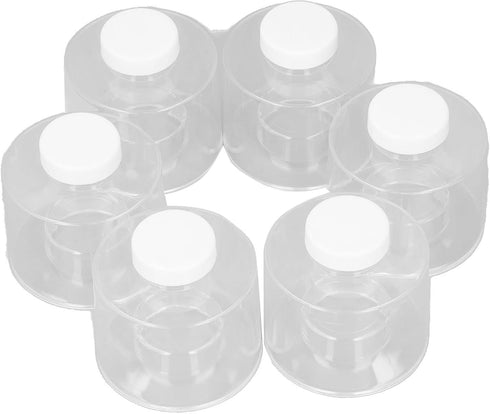 Atyhao Portable Spice Rack, Transparent Spice Storage Box, 6pcs Stackable Seasoning Pot for Kitchen