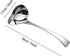 IMEEA Small Sauce Ladle with Pouring Spout, 18/10 Stainless Steel Sauce Drizzle Spoon - 7inch