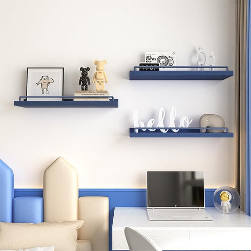 Set 3 RYOFOBETTO Floating Shelves, Bathroom Decor Shelves Over Toilet, Farmhouse Wall Shelves for Living Room, Bedroom