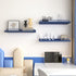 Set 3 RYOFOBETTO Floating Shelves, Bathroom Decor Shelves Over Toilet, Farmhouse Wall Shelves for Living Room, Bedroom