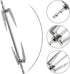 Toddmomy Stainless Steel Air Fryer Rotisserie Forks, Grill Forks for BBQ, Home Kitchen Outdoor Camping, Silver.
