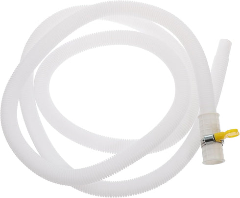 Stainless Steel Outdoor Tube Connector Kit, Anti-Sunshine Water Inlet Hose Extension for Washing Machine Drain