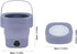 TOPINCN Foldable Washing Machine, Automatic Portable ABS Mini Washer, US Plug 100-240V for Travel