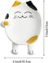 OURASHERO Multifunctional Ceramic Spoon Rest - Cute Cat Shape Utensil Holder for Kitchen Counter & Stove