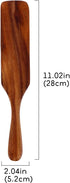European style long handle wooden shovel wood cooking utensils kitchen tools Mixing Scraper Wooded Turner spurtles bamboo cooking utensils Kitchen Cooking Spatula cream Pot by Generic