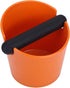 Coffee Knock Box - Portable Household Non Slip ABS Coffee Grind Dump Bin for Coffee Shop, Orange