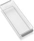 madesmart Refrigerator Organizer Bin with Handles, Deep Storage Bin for Pantry, Non-Slip Base, White