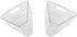 2 Pack Kitchen Spaces Lazy Susan Deep Organizer Bins, Corner Cabinet Turntable Shelf Storage for Kitchen and Pantry