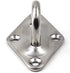Heavy Duty Ceiling Wall Mount Hook, Diamond Pad Eye Plate 5mm 3/16" 304 Stainless Steel for Yoga Swings, Hammocks,