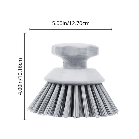 SPARTA 42395EC02 Plastic Scrubber Brush, Round Dish Scrub Brush for Kitchen and Bathroom Cleaning