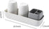 Toothbrush Holder for Bathrooms, Countertop Organizer with 3 Slots for Toothbrush Storage, Tooth Brushing Cup Caddy