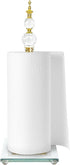 Countertop Countertop Paper Towel Holder Stand, Paper Towel Roll Dispenser Holders with Cube Base, Tissue Filled
