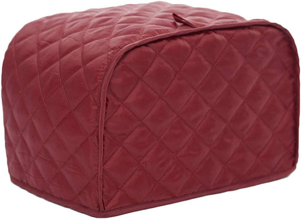 Toaster Appliance Cover, Polyester Bread Toaster Cover, Dust and Fingerprint Protection for Four Slices
