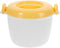 DOITOOL Microwave Rice Cooker Mini Steamer, Vegetable Steamer Pot with Lid for Rice, 15.5X15.5X20CM