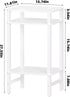 3-Tier YUFAM Side Table End Table Tall Night Stand for Living Room Bedroom Bathroom Office Furniture White
