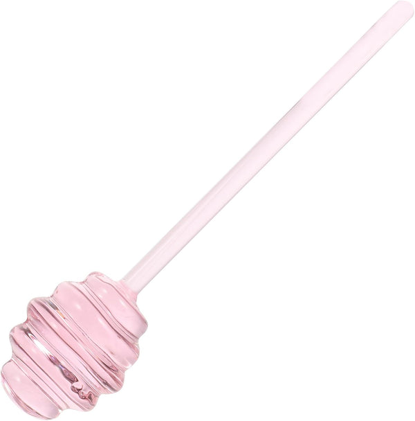 CALLARON 5.34 Glass Honey Dipper Stick Clear Honey Stirring Stick Honey Server