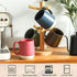 15 Set 4 Set Hasense Ounce Porcelain Coffee Mugs of with Large Handle Perfect for Coffee, Tea, Milk, Chocolate