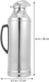 Hemoton 2L Stainless Steel Vacuum Insulated Flask, Thermal Kettle for Hot and Cold Drink, Tea Coffee Dispenser