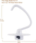 C-shaped K45DH Coated Dough Hook, Attachment for KitchenAid 4.5-5.0 Quart Bowl, Compatible with K45