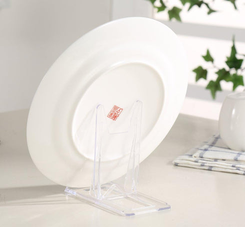 Artliving Two Part Adjustable Clear Acrylic Plastic Display Stand, Set of 6 Easels