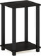 Furinno Simplistic Night Stand, 2-Tier Compact Nightstand with Open Shelf, Toolless Small