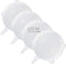 4 Pack Silicone Stretch Lids, Thicker Reusable Container Covers, Expandable Food Storage Covers, Dishwasher and Freezer