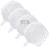 4 Pack Silicone Stretch Lids, Thicker Reusable Container Covers, Expandable Food Storage Covers, Dishwasher and Freezer