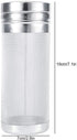 Beer Dry Hopper Filter, 300 Micro Mesh Stainless Steel Beer Hop Strainer with Cleaning Brush for Homebrew, Wine, Coffee