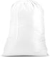 Nylon XL Laundry Bag - Locking Drawstring Closure, Machine Washable, Fits Laundry Basket, White, 30" x 40"