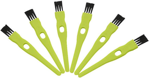 20 Pcs 11CM/4.33 Inch Green Plastic Handle Mini Dust Removal Brush, Nylon Hair Brush for Computer Keyboard Cleaning,