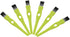 20 Pcs 11CM/4.33 Inch Green Plastic Handle Mini Dust Removal Brush, Nylon Hair Brush for Computer Keyboard Cleaning,