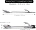 Japanese Crafted Metal Tea Spoons - Hookable Designs for Cups, Ideal for Tea Time & Breakfast - Durable, Hand Wash Recommended - Gift for Family and Friends - Made in Tsubame City (Tuxedo Cat), 10223