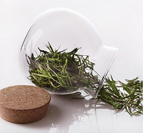 500 Ml Round Clear Glass Storage Jar with Cork Stopper, 17 Fl Oz