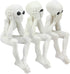 Ebros Glow in The Dark See Hear Speak No Evil Alien Shelf Sitters Set of 3 Extra Terrestrial Creatures